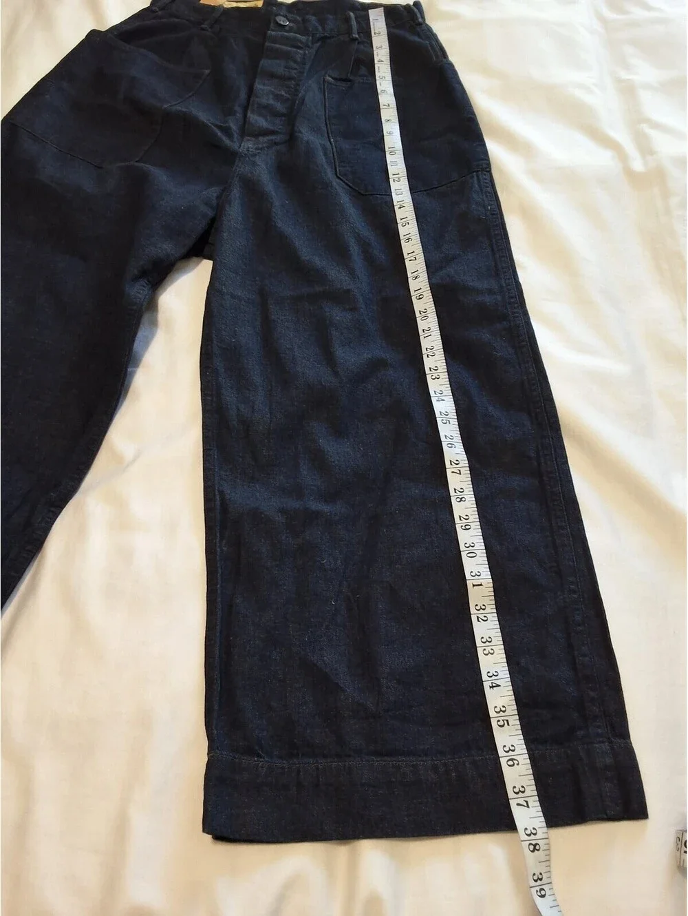 RRL Double RL Supply Co. Men's Navy Blue Denim Pants Size 28